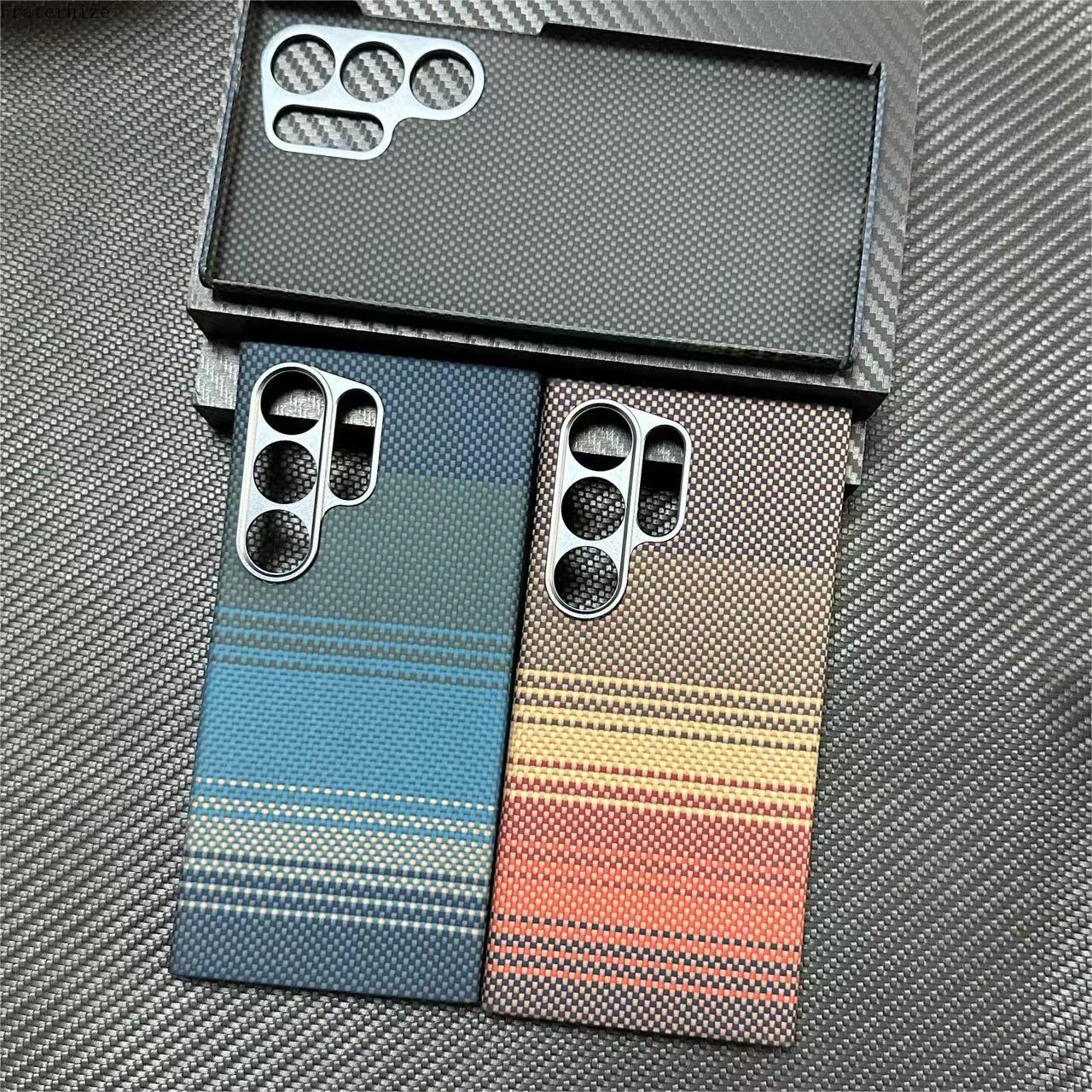 Phone Accessories Pouch - Nouvel étui en fibre de carbone
