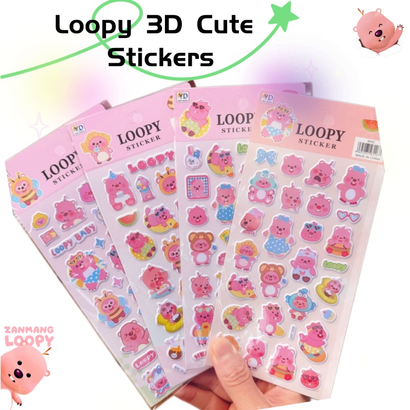 Phone Accessories Pouch - Nouveaux autocollants en mousse 3D Pororo