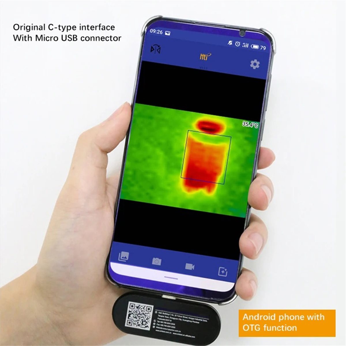 Caméra thermique mobile utile, - Phone Accessories Images avis et prix