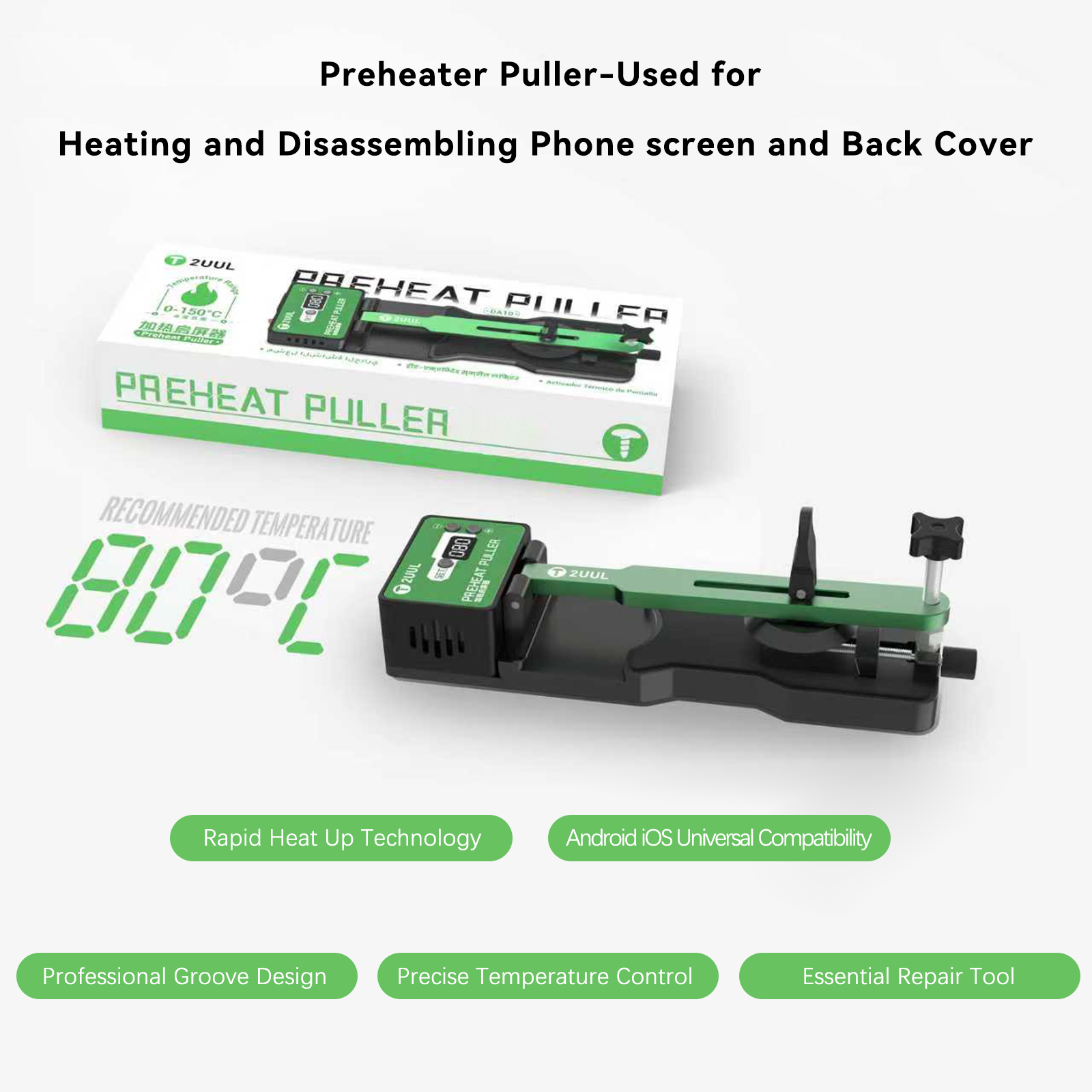 2UUL DA10 Préchauffeur extract - Phone Sanitizer Uv avis et prix
