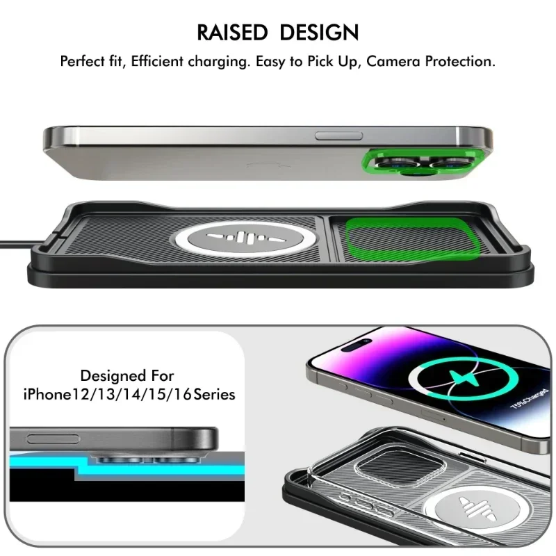 Base de chargeur sans fil de v - Phone Accessories For Boys avis et prix
